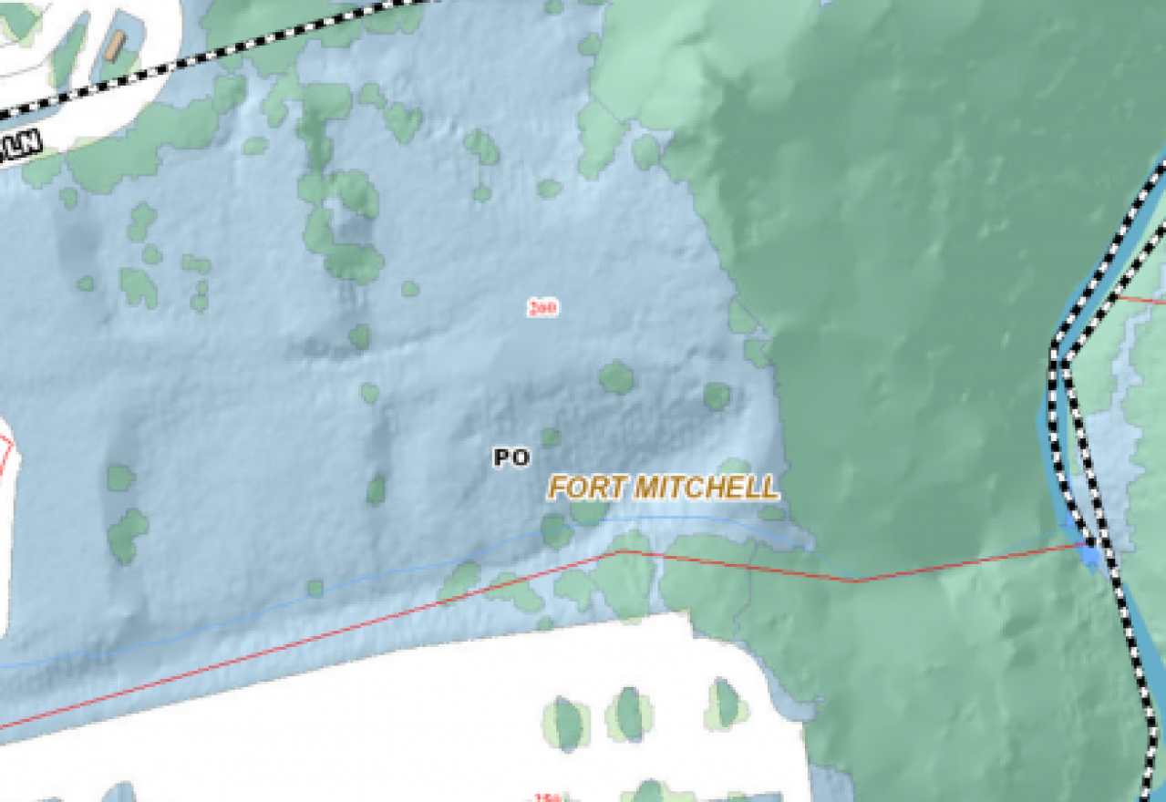 Zoning map of area where apartments would go (via Kenton Co. Planning & Development Services)